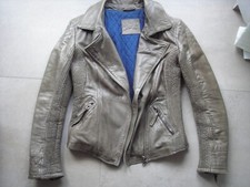 JAGGER & EVANS LEDERJACKE OLIV GRÜN BRAUN GR M WIE NEU SO SCHÖN