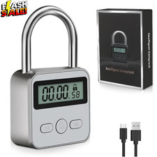 mizikuu Digitale Zeitschloss, Smart Time Lock mit LCD-Display USB Sicherheits