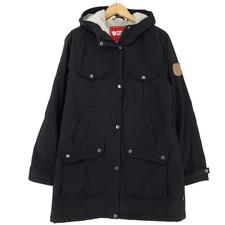 Fjallraven Parka Jacke Damen Sherpa Outdoor Schwarz Greenland Gg5 Größe M