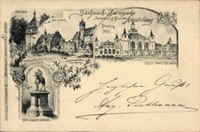 Ganzsachen Wappen Litho