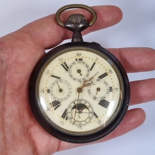 Antike rotguss taschenuhr - antike,