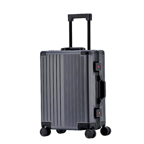 Aluminium reisekoffer grau - grau, 77