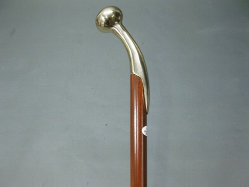 Edelholz messing gehstock - edelholz,