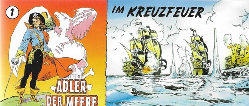Adler der meere - adler, nr.1-9
