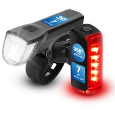 Beleuchtungsset FISCHER Akku TWIN 30/15 Sensor 2.0 Fahrradleuchte IP44