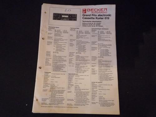 Original service manual - original,