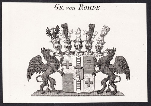 Rohde coat armes wappen - rohde,