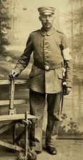 1914 AK ARZT SANITÄTER GARDE BERLIN IR 7 BAJONETT DOLCH KABINETT FOTO UNIFORM