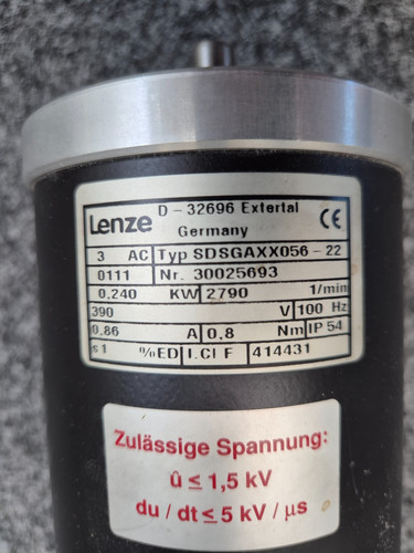 Lenze sdsgaxx056 servomotor - lenze,