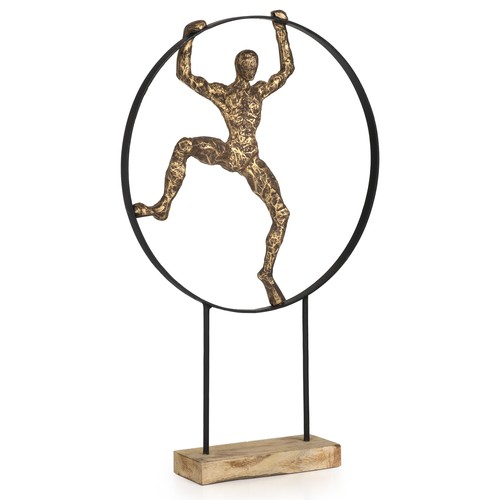 Skulptur akrobat holzdeko - skulptur,