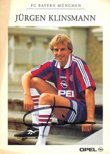 Autogramm Jürgen Klinsmann -