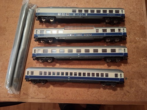 Tee rheingold waggons h0 - tee-rheingold, (h0