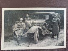 AK/Echtfoto, Wehrmacht Soldaten, Kübelwagen, Jeep Marke (?)