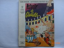 Asterix als Gladiator, Erstausgabe , 2,50 DM, 4 Titel auf der Rückseite, Sammler