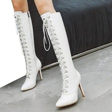 Gr38 stiletto stiefel - stiefel, kniehoch