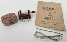 Detektorempfänger Set: Kristalldetektor + Blechdose + Wood-Metall, Crystal Radio