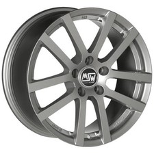 ALUFELGE MSW MSW 22 FUR VOLKSWAGEN GOLF III 5.5X14 4X100 GREY SILVER ET5