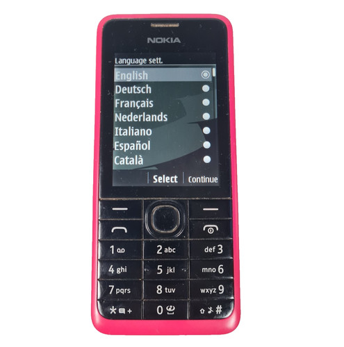 Nokia 301 rot 3g retro - 3g,