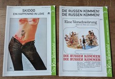 2x Kinowerbetafel: Die Russen kommen / Skidoo