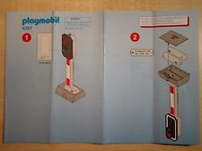 Playmobil Bauanleitung 4397 Eisenbahn Signalanlage , A5 , 4 Seiten