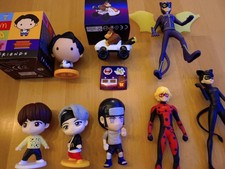 🎅 Spielfiguren Konvolut Mario Kart,Naruto,BTS,Miraculous & Friends MC Donalds