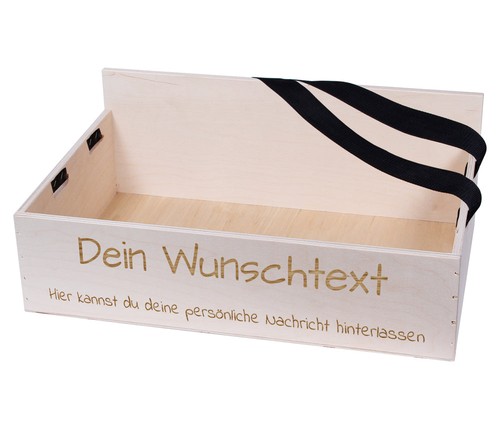 Bauchladen mit wunschtext - ,