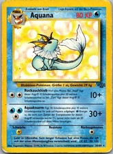 Pokemon Aquana 28/64 Dschungel Deutsch Vintage 1995