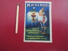 Bremen  : Reklamemarke : Petroleum-Raffinerie vorm. AUGUST KOEFF