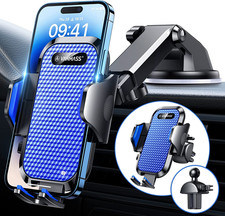 VANMASS Handyhalterung Auto 2025 Upgrade Super Stabil 3 in 1 Saugnapf & Lüftung 