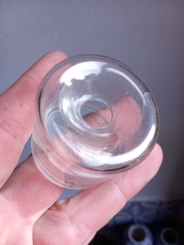 V14 alter glas tintenfass - v14,