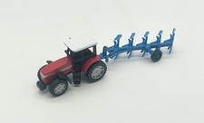Siku 1621 ,,Massey Ferguson Traktor mit Pflug,, neuwertig ohne OVP - Siku Super