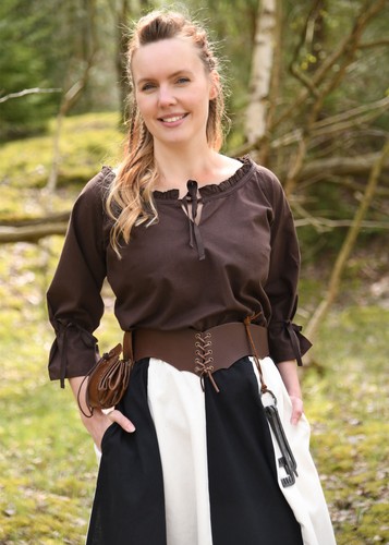 Mittelalter bluse mit - bluse, arm