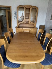 Esstisch oval ausziehbar + 6