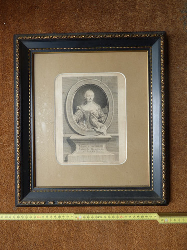 Kupferstich maria theresia von - kupferstich,