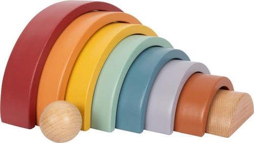 Holzbausteine regenbogen - holzbausteine,