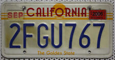 California USA Nummernschild Kalifornien Auto Kennzeichen US License Plate [FGU]