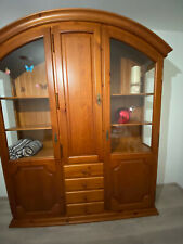 Spanischer Vitrinenschrank,Vollholz/Pinie
