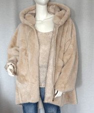 Wende Nerz Pelzjacke Fake Fur