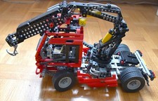 Lego Technik LKW 8436, Truck von 2004 mit Pneumatik, montiert ohne BA und OVP