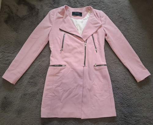Zara basic damen mantel - basic, rosa