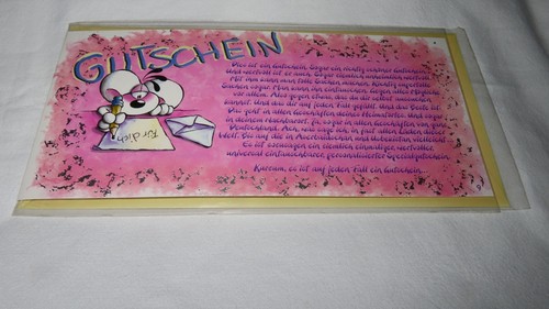 Original diddl gutschein karte - original,