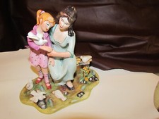 Porzellan Figur Frau mit Kind