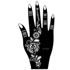 Henna Tattoo Schablone Hand