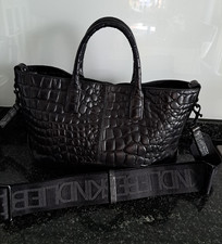 Liebeskind Berlin  Kroko Chelsea Shopper  Schwarz  100% Rindsleder Top Zustand