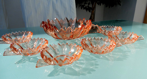 Art deco dessert schale - dessert,