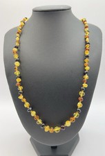 Echte Bernstein Halskette Baltischer UZ 8 g Naturbernstein Honiggelb Amber Neu