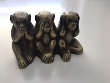 Kleine Bronze /Affen / Nichts