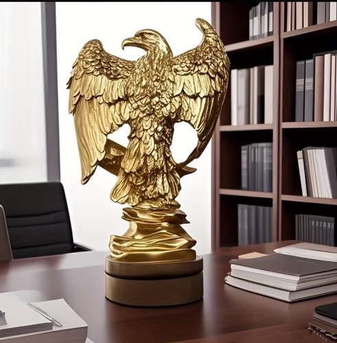 Goldener adler figur - goldener,