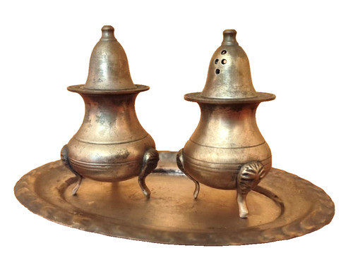 Vintage messing salzs - messing, &