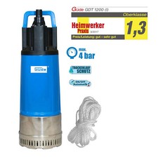 Güde Drucktauchpumpe GDT 1200 I 6.000 l/h Brunnenpumpe Tauchpumpe Garten